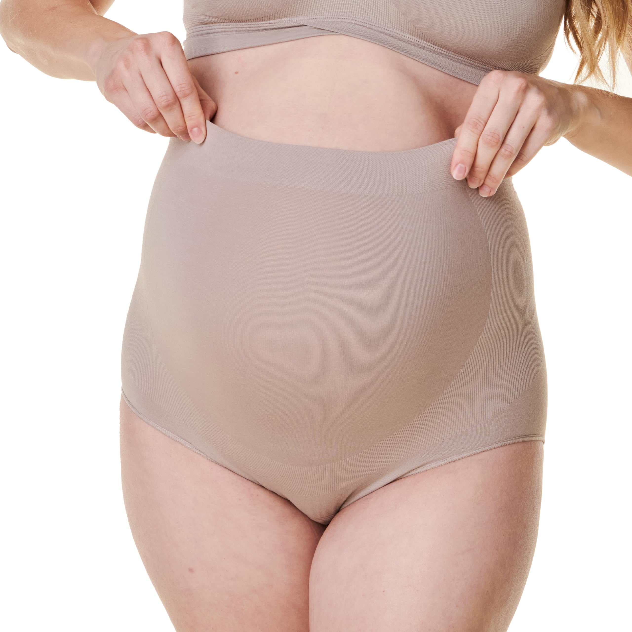 Bravado Designs Maternity Panties, Women's Over-the-bump High Waisted Seamless Pregnancy Underwear