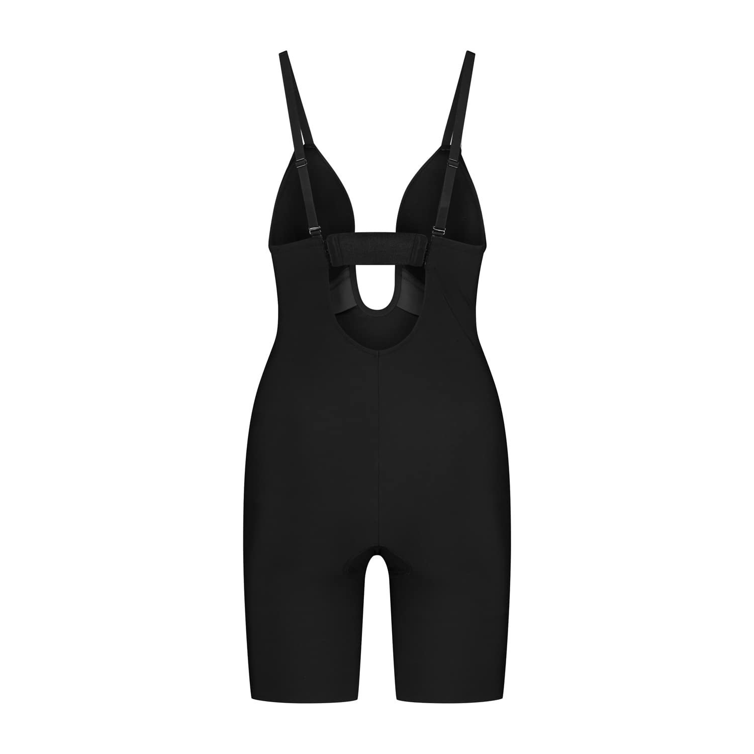 Bye Bra Sculpting Bodysuit Deep V, Laser Cut Edges, Silicone Straps, Wire-Free Cups, Shapewear For Women, Mid Waist Shapewear, Sculpting Collection