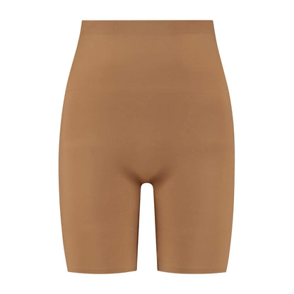 Bye Bra Invisible Shorts, Seamless Shapewear, Light Tummy Control Knickers, Smooth Shaping Comfortable Underwear, Anti-Chafing Shorts, Nude and Black, S-XL (Light Brown, XL)