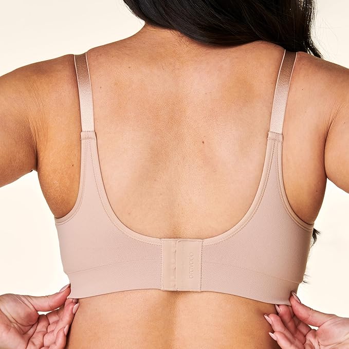 Bravado Designs Everyday Bra, Non Wired Balconette Bra for Women, Comfort Bra (Cameo 11058)