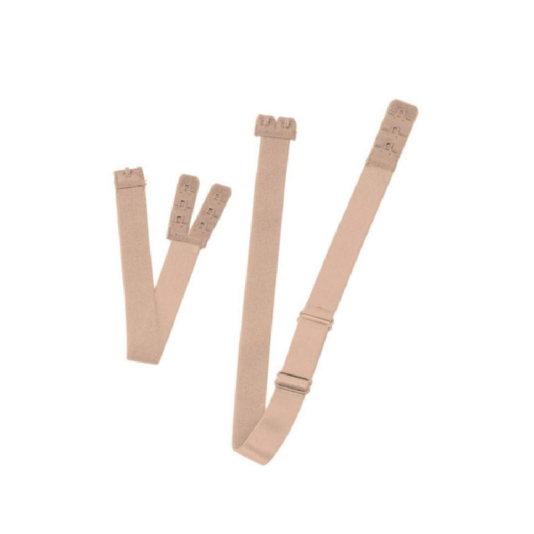 Bye Bra Low Back Straps,For Low-Cut Dress, Suitable for 2 or 3 Hooks, 2 Hooks, 3 Color Pack