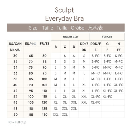 Bravado Designs Sculpt Seamless and Wireless Everyday Bra | B to J Cups