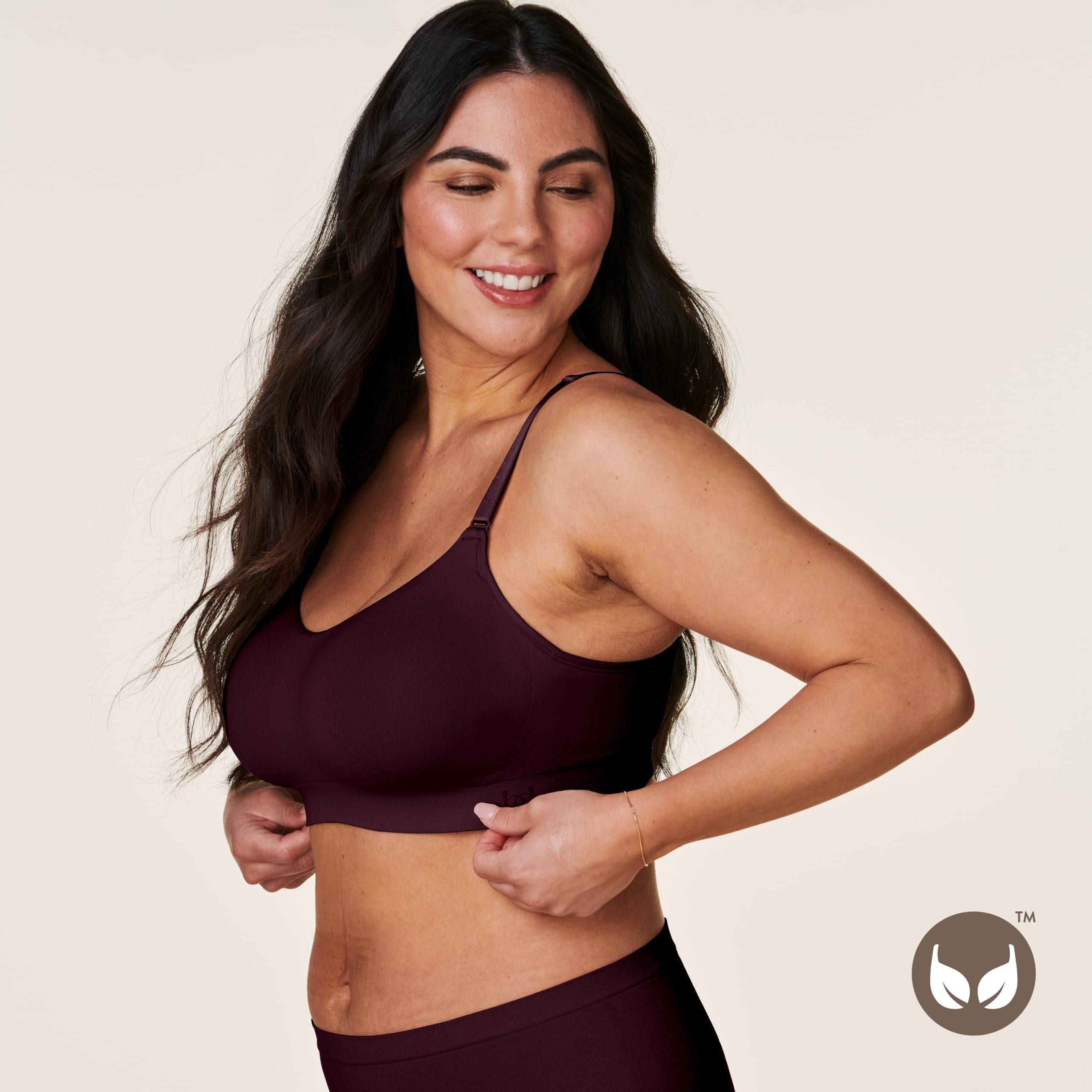 Bravado Designs Everyday Bra, Non Wired Balconette Bra for Women, Comfort Bra