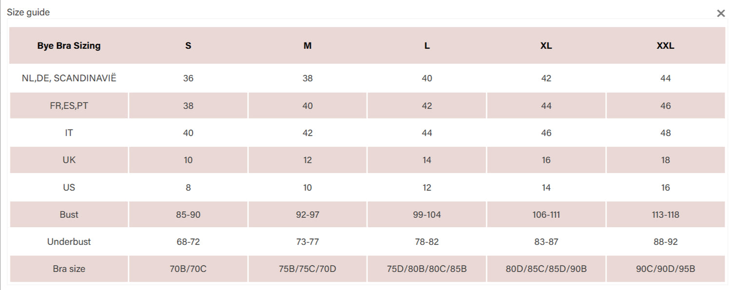 Bye Bra Bra Top Push Up, Push-Up Bra, Wire Free Bra, Deep Plunge Front, Adjustable Shoulder Strap, Sculpting Shapewear, Beige, Xxl