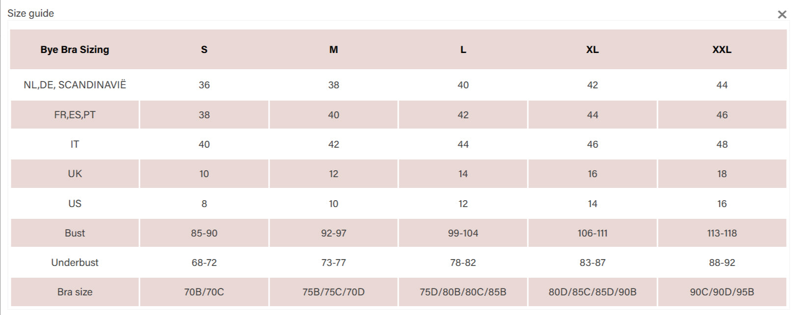 Bye Bra Bra Top Push Up, Push-Up Bra, Wire Free Bra, Deep Plunge Front, Adjustable Shoulder Strap, Sculpting Shapewear, Beige, Xxl