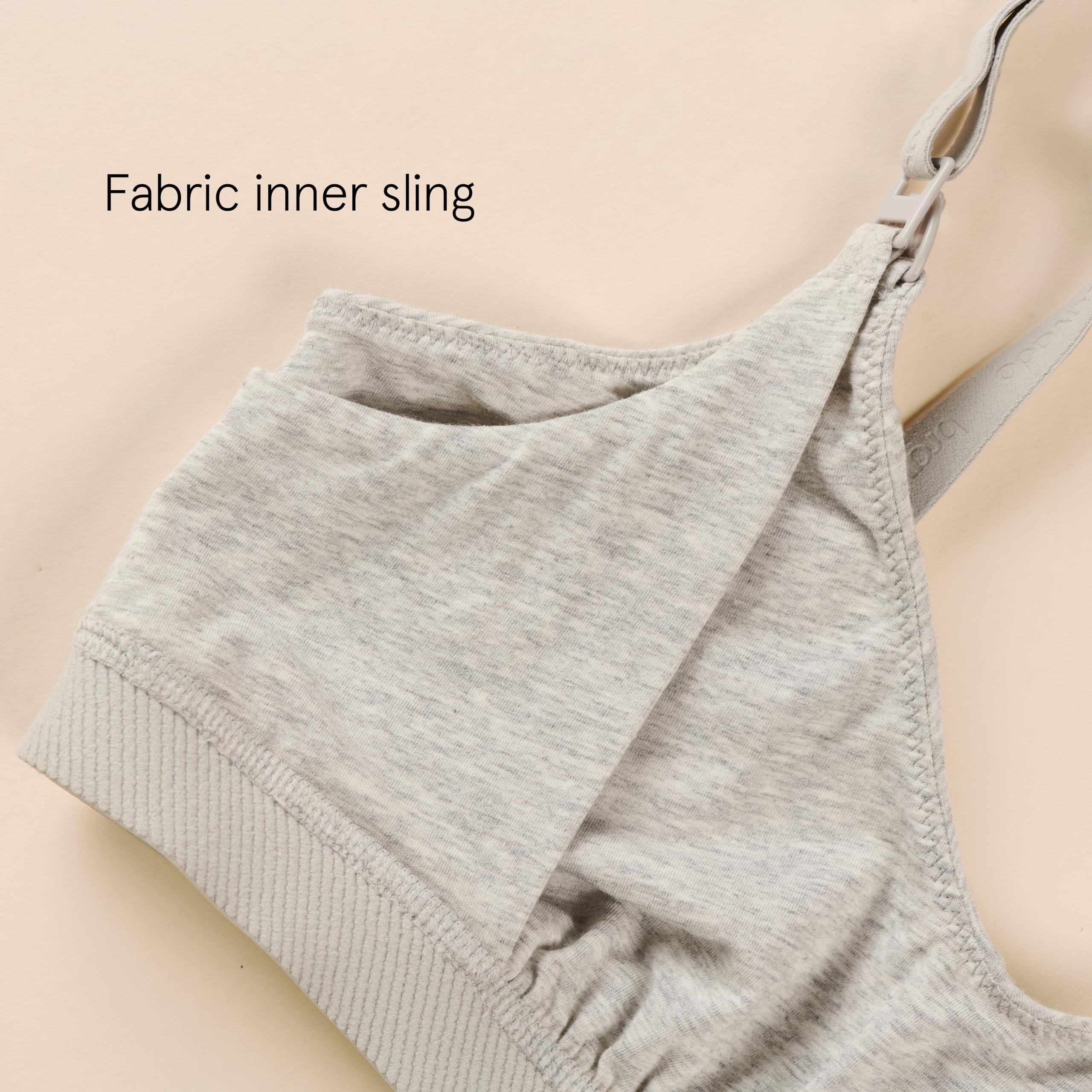 Bravado Designs Women's Cotton Pullover Maternity & Nursing Wireless Full Coverage Bra