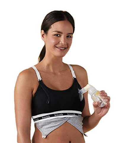 Bravado Designs Nursing Bra Clip and Pump Insert for Hands-Free Pumping