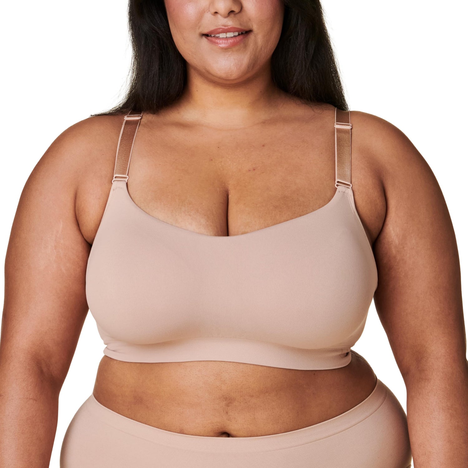 Bravado Designs Everyday Bra, Non Wired Balconette Bra for Women, Comfort Bra