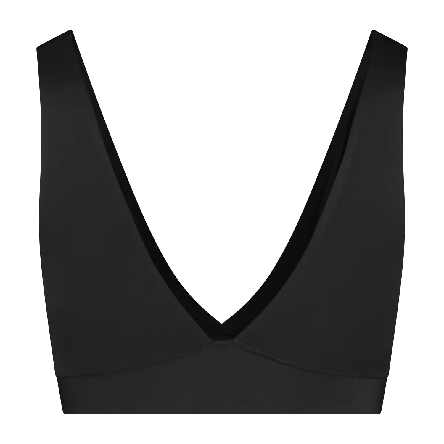 Bye Bra Bra Top Deep Plunge, Wide Shoulder Strap, Removable Padding, Breast Support, Wire Free Bra, Sculpting Shapewear