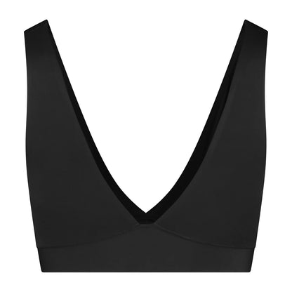 Bye Bra Bra Top Deep Plunge, Wide Shoulder Strap, Removable Padding, Breast Support, Wire Free Bra, Sculpting Shapewear
