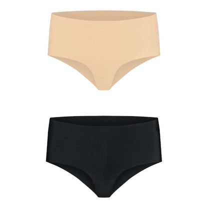 Bye Bra Invisible High Brief Panties, Seamless High Rise Underwear, Smooth and Comfortable Knickers with no-Stitching
