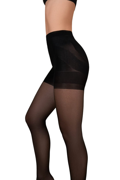 Bye Bra Power Up 40 Den Black XL