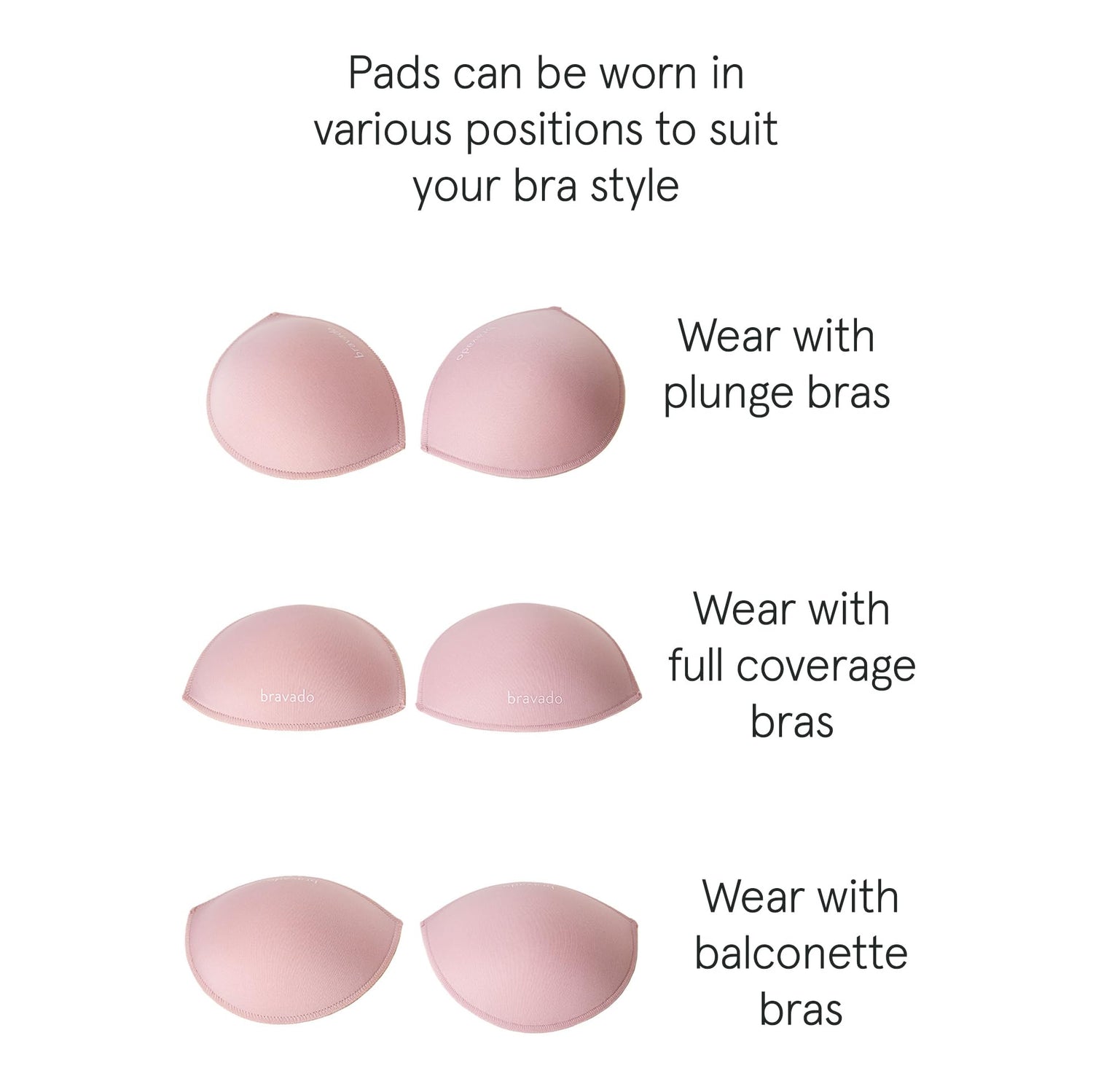 BRAVADO! DESIGNS Reusable Nursing Pads, 2 Pack Leak Resistant Absorbent Washable Breast Pads for Breastfeeding