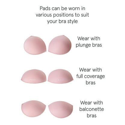 BRAVADO! DESIGNS Reusable Nursing Pads, 2 Pack Leak Resistant Absorbent Washable Breast Pads for Breastfeeding