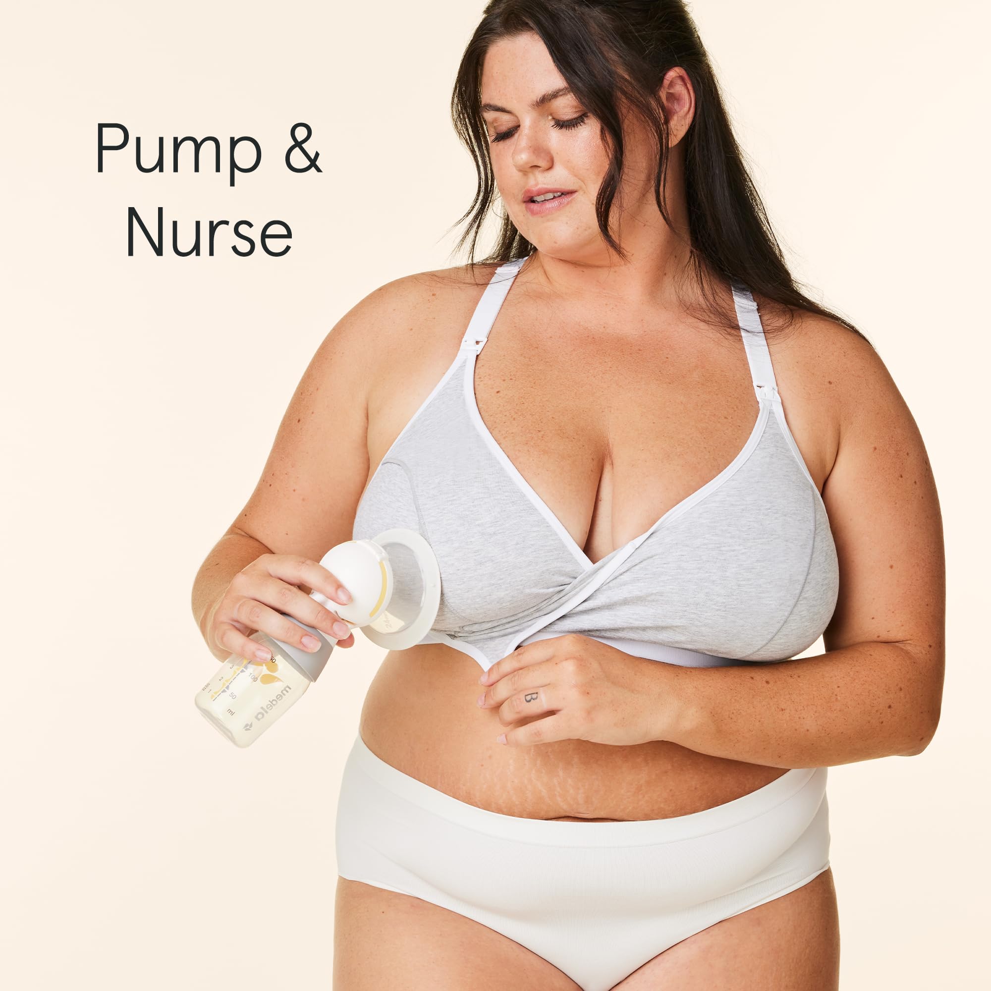 Bravado Designs Sustainable Pumping & Nursing Bra | Original | Organic Cotton & Tencel™ Modal Blend | Hands-Free | B-G Cup