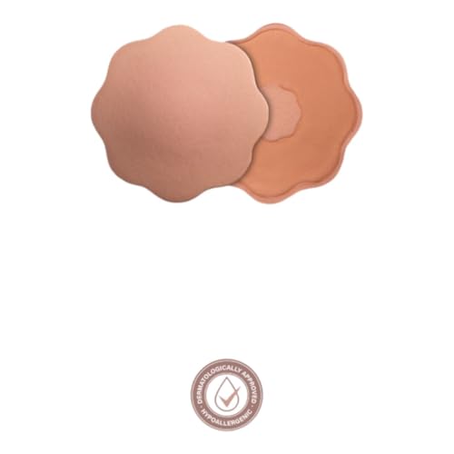Bye Bra Nipple Covers-E29168 Nipple Covers Nude One Size