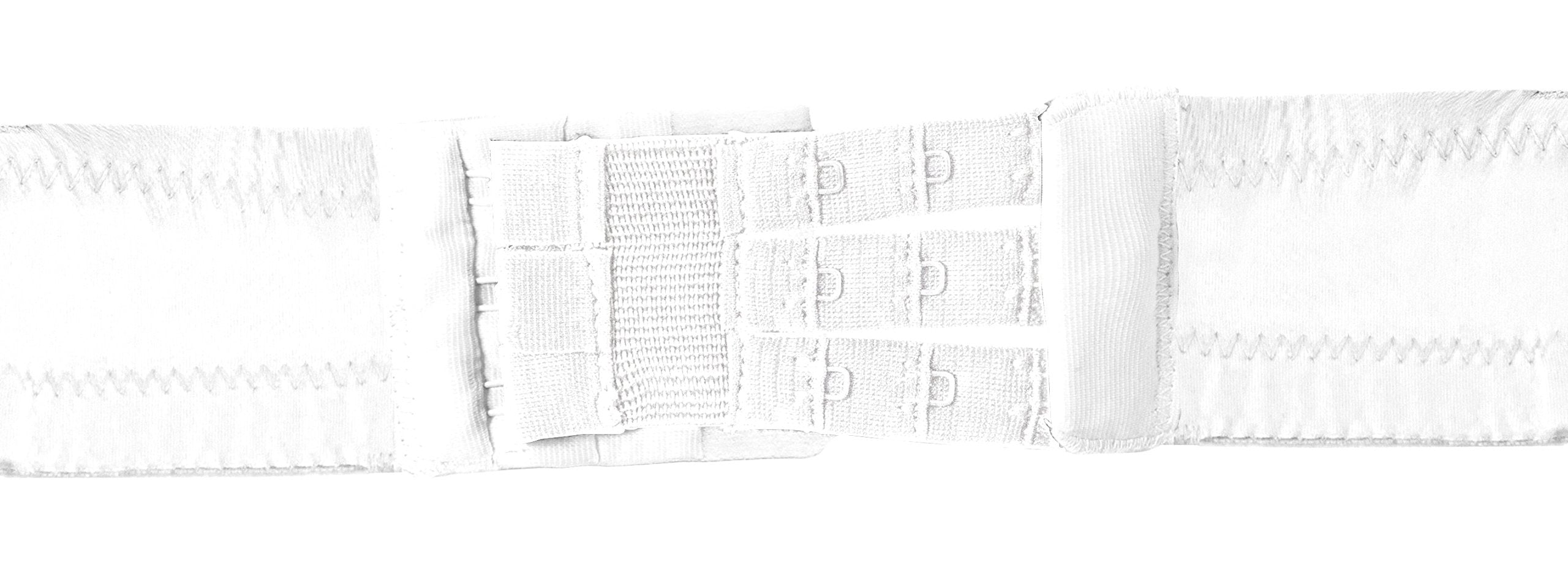 Bye Bra Bra Extenders With 3-Hook, Extends Bra Up To 8cm, Soft Edges, 3 Colors/Packaging, Beige, Black, White