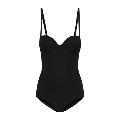 Bye Bra Sculpting Bodysuit, Padded Breast Cups, Removable Shoulder Straps, Shapewear for Women, 2 Colors, S-XXL