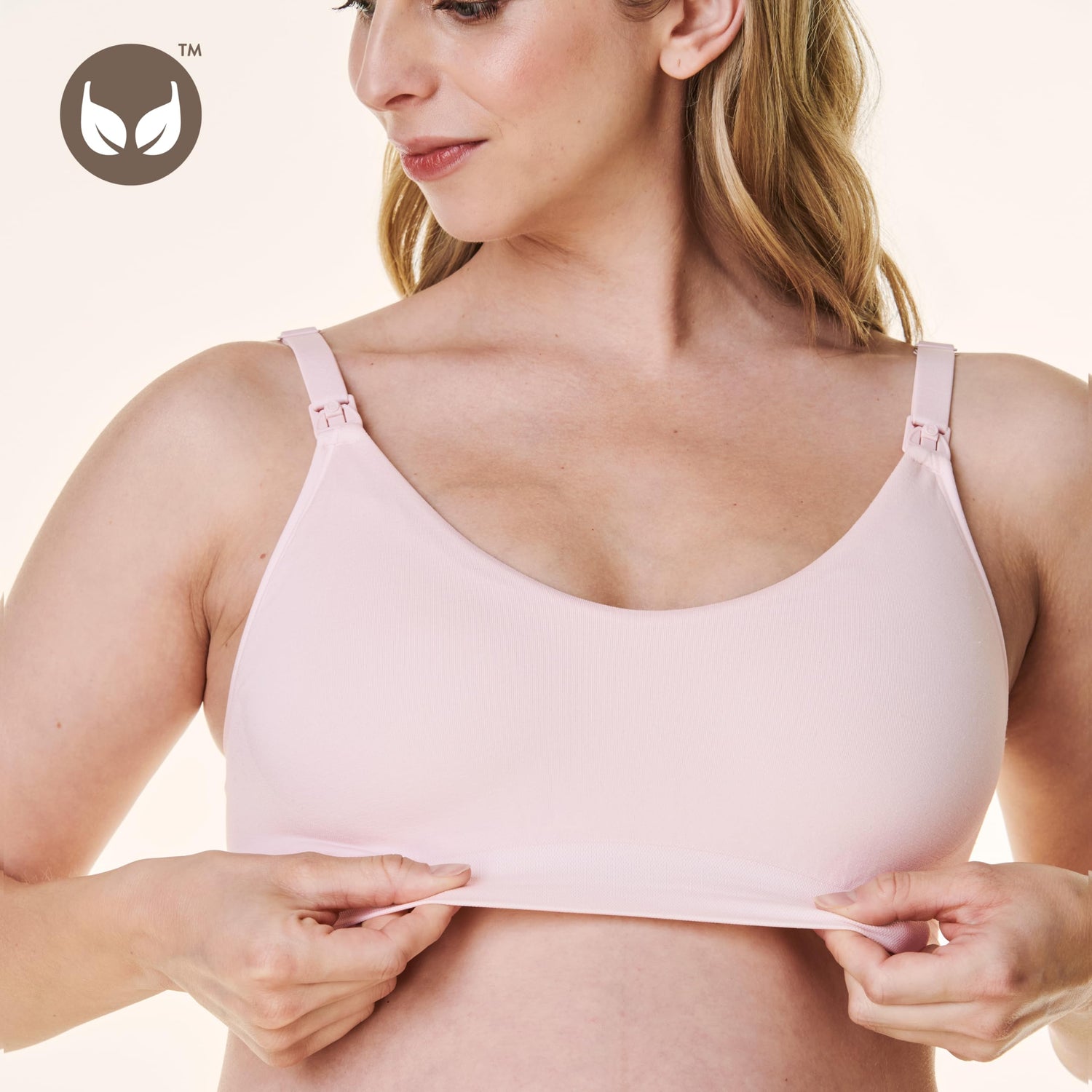 Bravado Designs Nursing Bra Full Coverage Wireless Scoop Neck Comfort Maternity Bra
