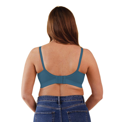 Bravado Designs Body Silk Seamless Sheer Nursing Bra (Midnight Sky, L)