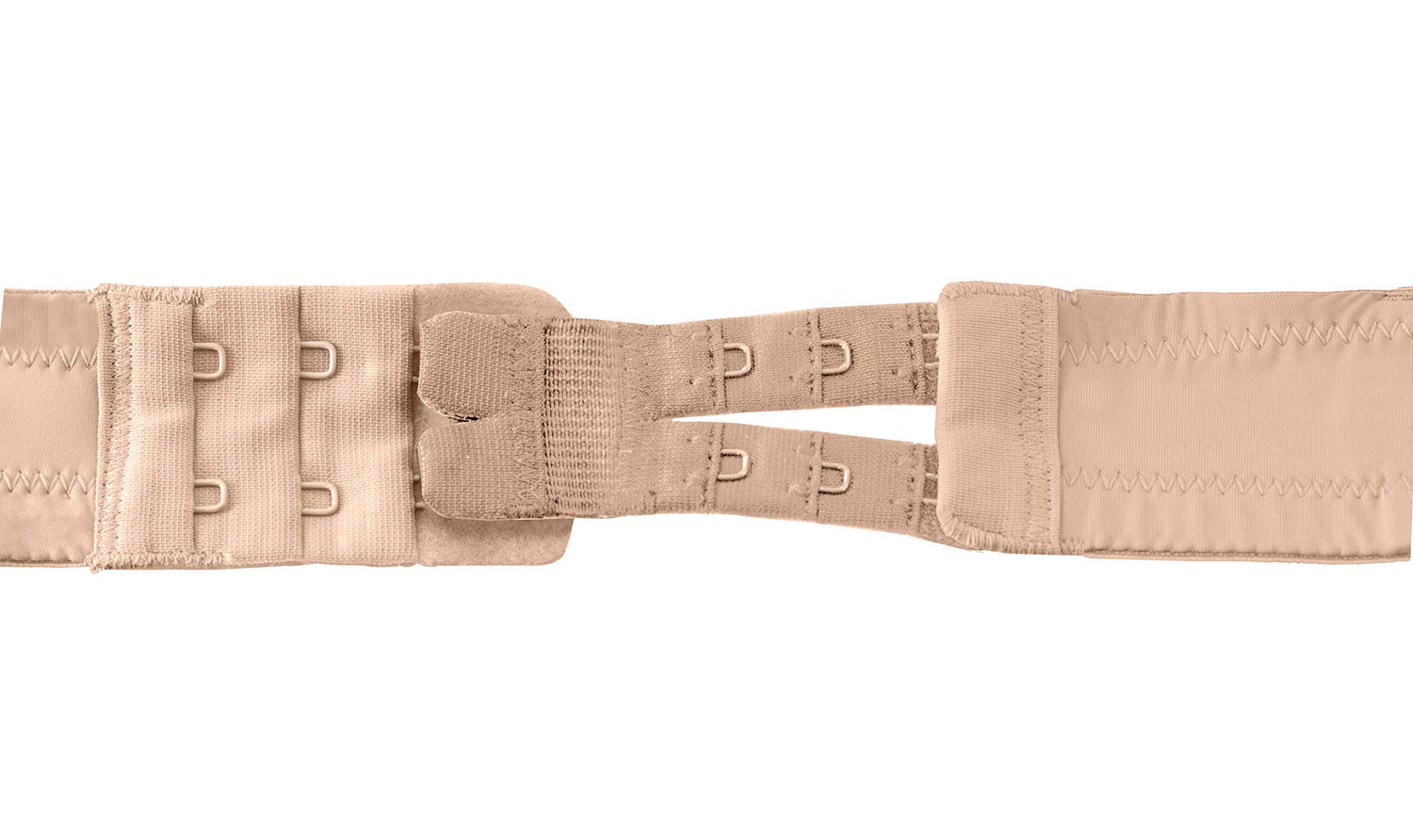 Bye Bra 2-hook Bra extenders, Adjustable Bra Converters with Flexible Ends - 3 pack, Nude, White and Black