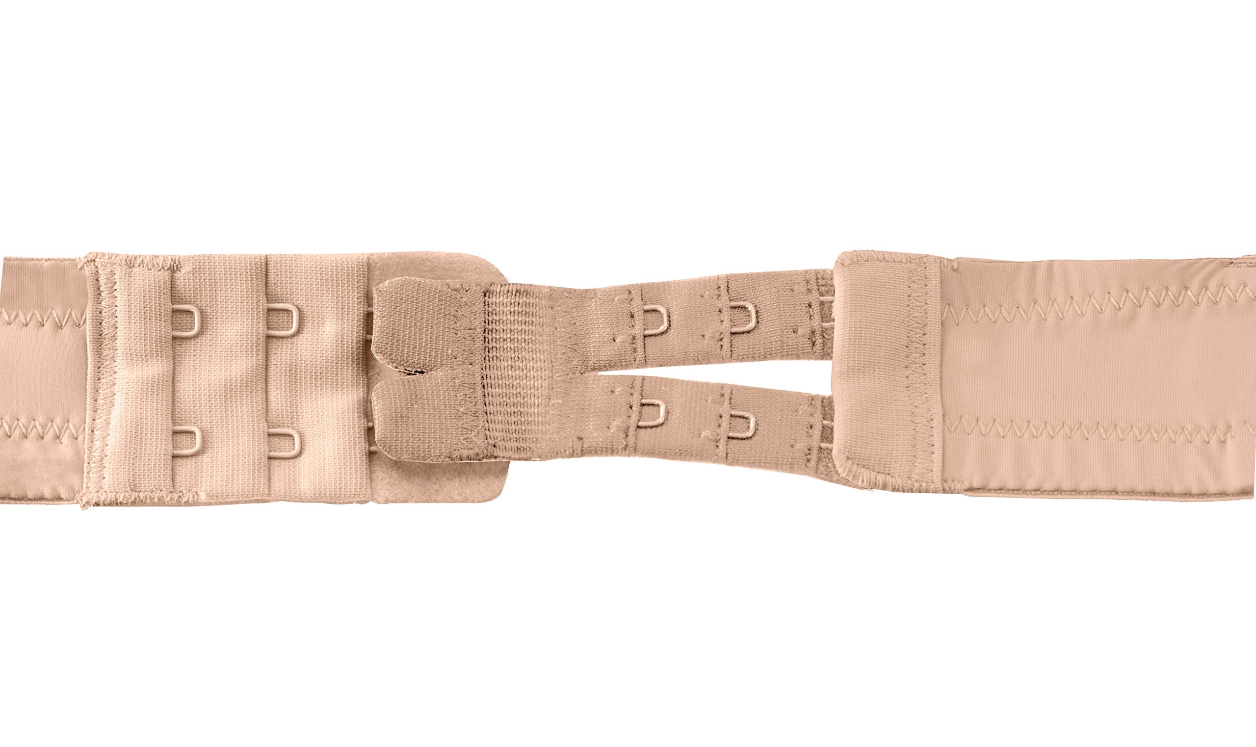 Bye Bra 2-hook Bra extenders, Adjustable Bra Converters with Flexible Ends - 3 pack, Nude, White and Black