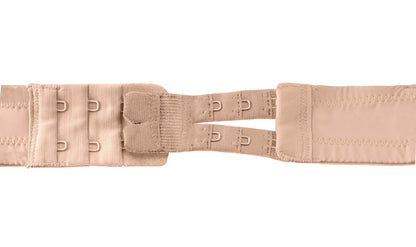 Bye Bra 2-hook Bra extenders, Adjustable Bra Converters with Flexible Ends - 3 pack, Nude, White and Black