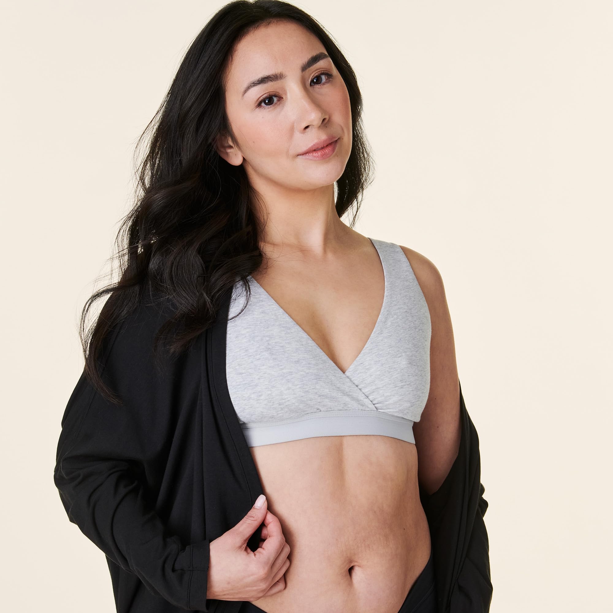 Bravado Designs Wireless Cotton Sleep Bras for Women, Everyday Bralette