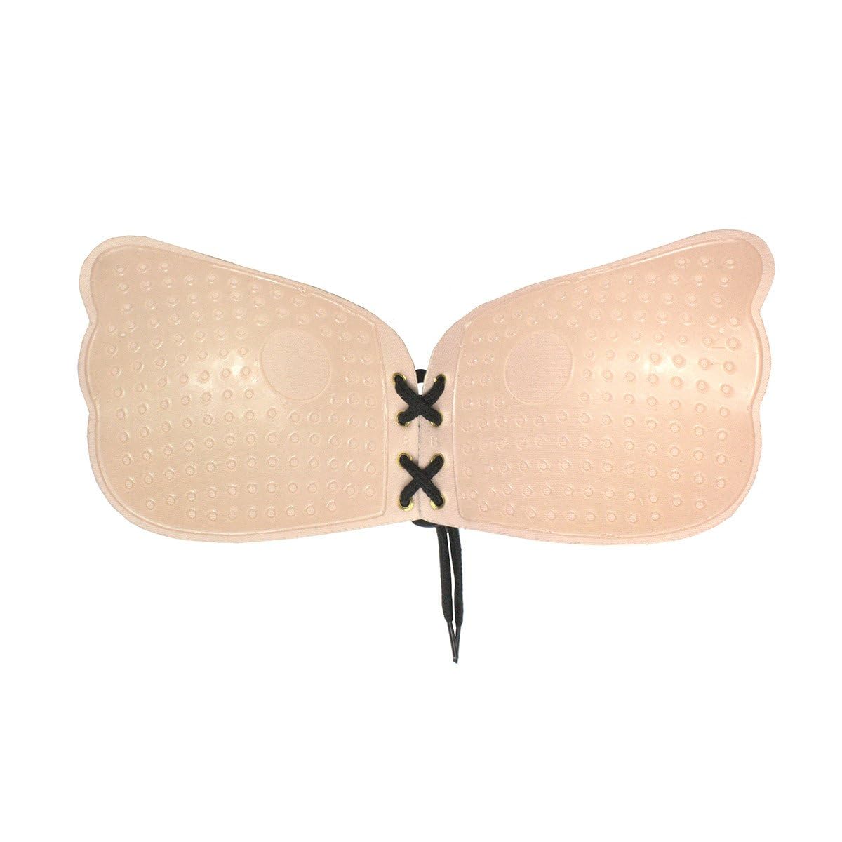 Bye Bra Lace-It Bra, Adhesive Bra, Seamless and Backless Bra, Bra Without Straps, Comfortable, Lightweight, Black Lace, A-E