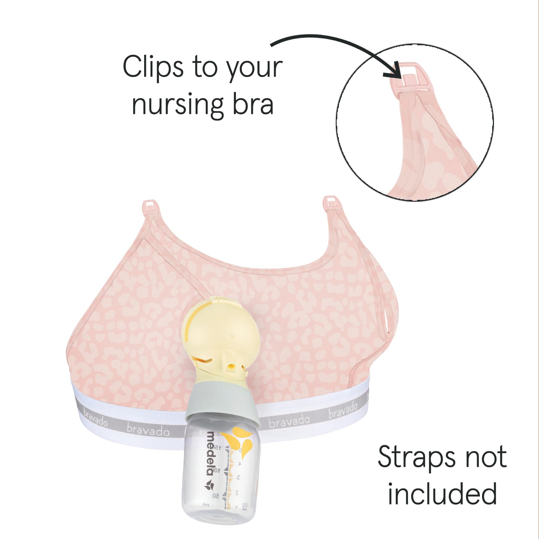 Bravado Women's Clip and Pump Maternity Bra, Opaque