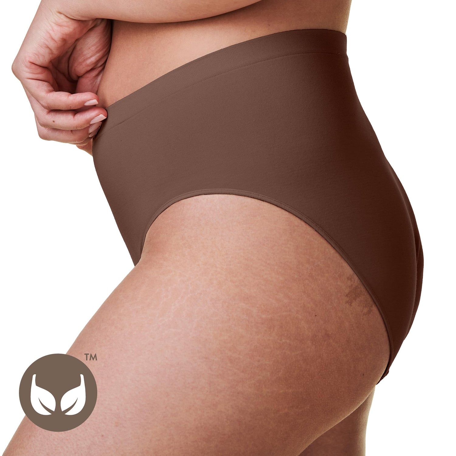 Bravado Designs Sustainable Panty | High-Rise | Seamless | Recycled Nylon, Organic Cotton &amp; Modal Blend | XS-XXL