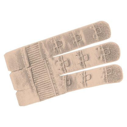 Bye Bra Bra Extenders With 3-Hook, Extends Bra Up To 8cm, Soft Edges, 3 Colors/Packaging, Beige, Black, White