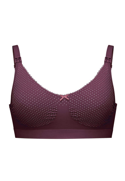 Bravado Designs Soft Confetti Dot Nursing Bra (Amethyst 1470)