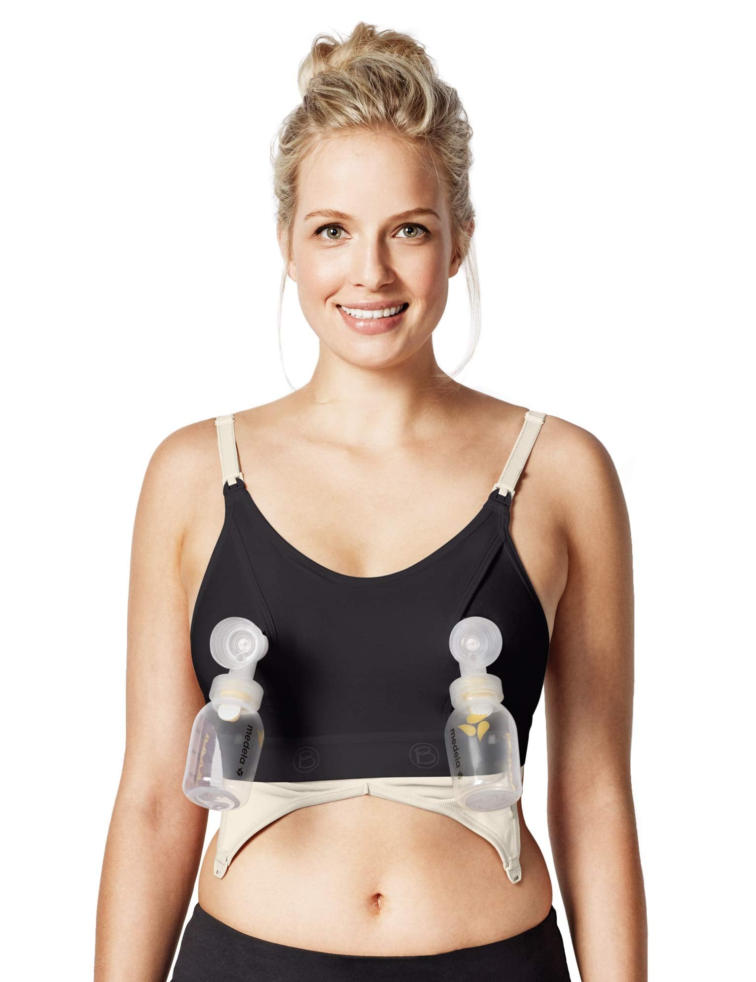 Bravado Designs Nursing Bra Clip and Pump Insert for Hands-Free Pumping