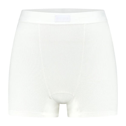 Natural Rib Boyshort White L