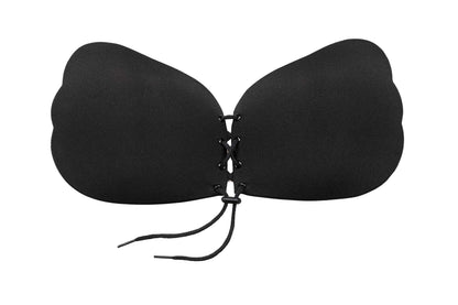 Bye Bra Lace-It Bra, Adhesive Bra, Push-up Bra, Self-Adhesive Bra, Sticky Bra, Strapless and Backless Bra, Cup A-E, Beige/Black/White