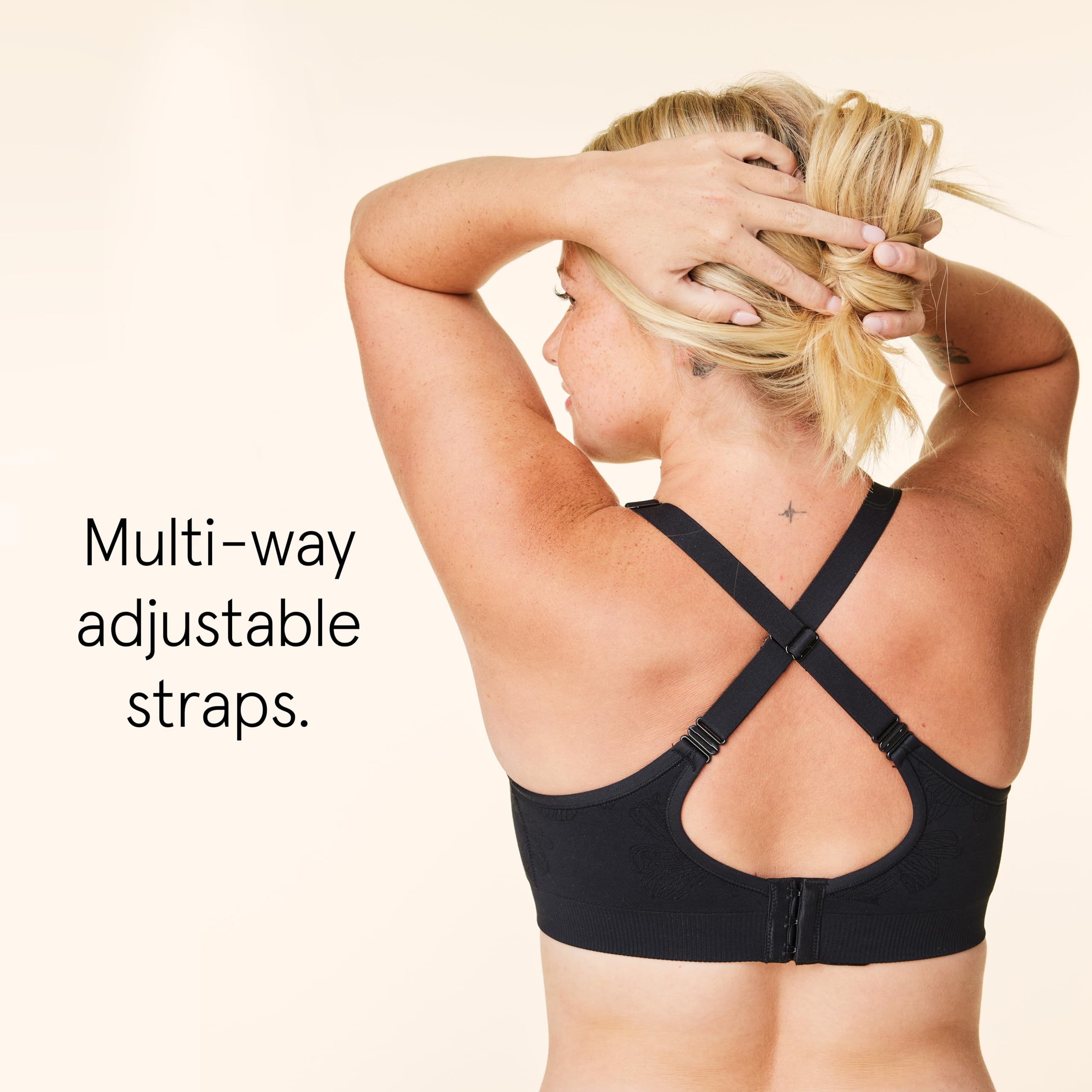 Bravado Designs Women's in-Bra Pumping Bra Nursing Bra Hands-Free Beaucoup Seamless and Adjustable S-XXL