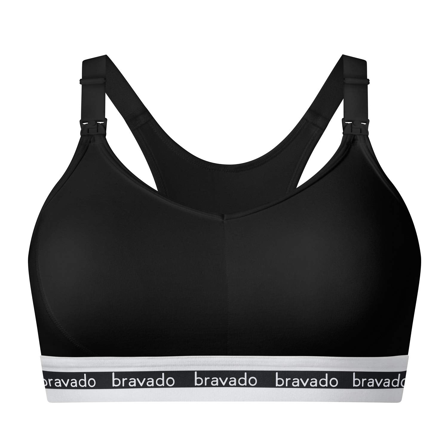Bravado! Designs Original Full Cup Nursing Bra (Black, L)