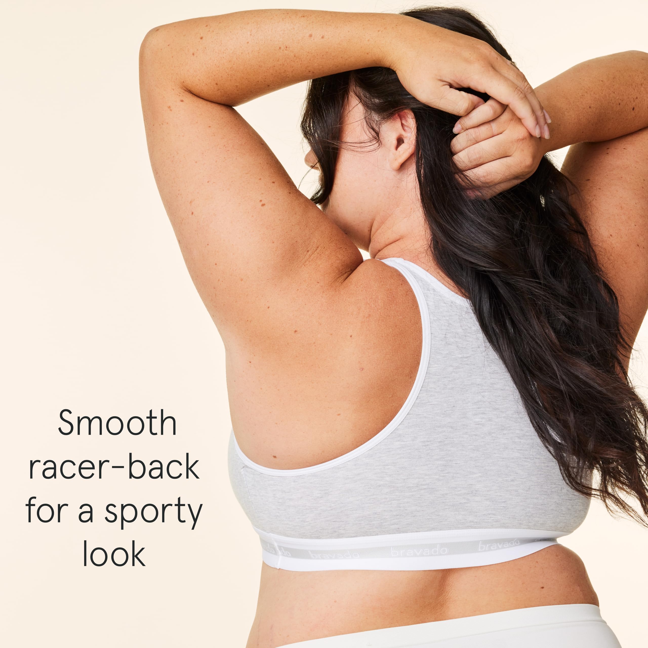 BRAVADO! DESIGNS Original Pumping &amp; Nursing Bra (Dove Heather, S Full Cup)