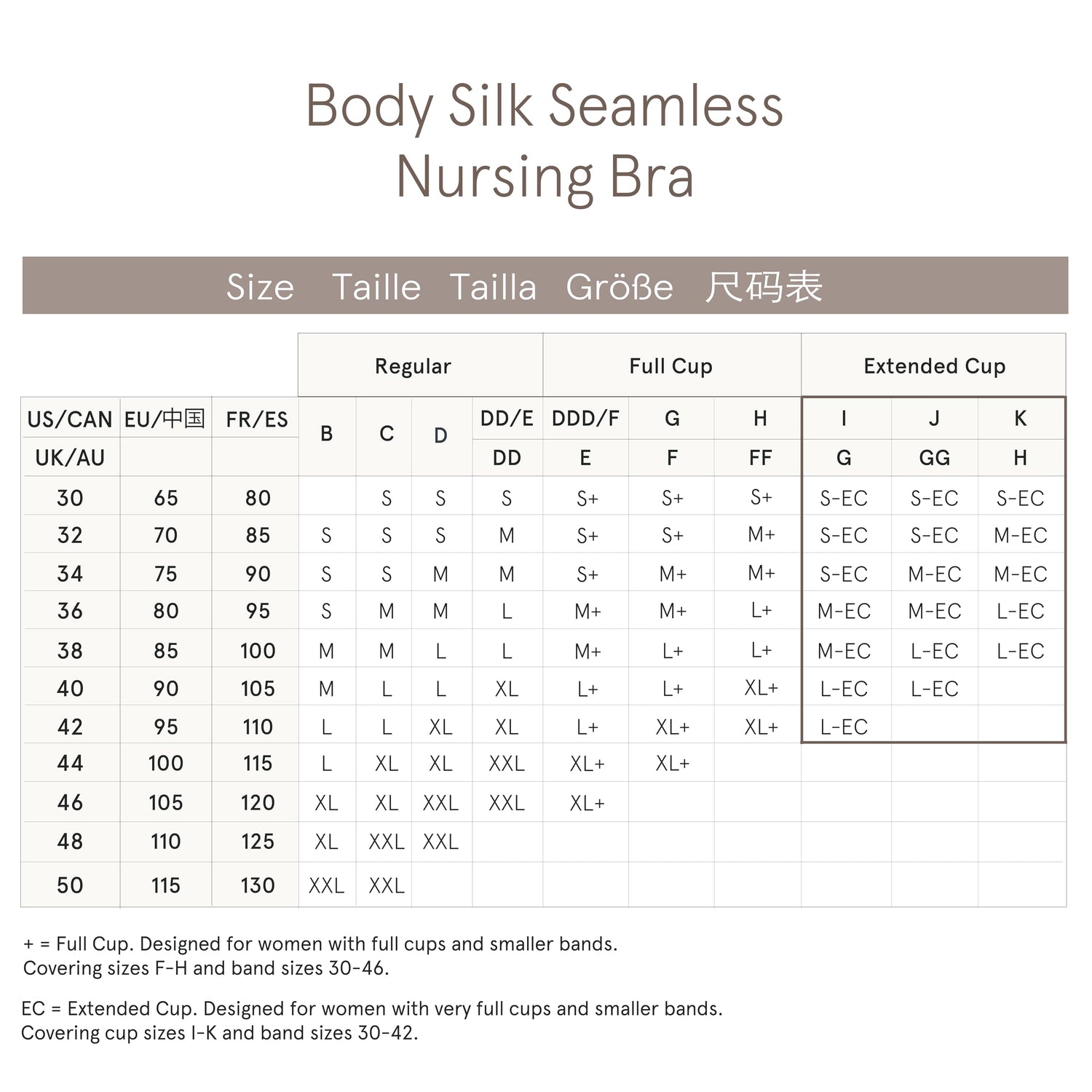 Bravado Designs Body Silk Seamless Nursing Bra for Breastfeeding, Extended Cup Wireless Maternity Bra