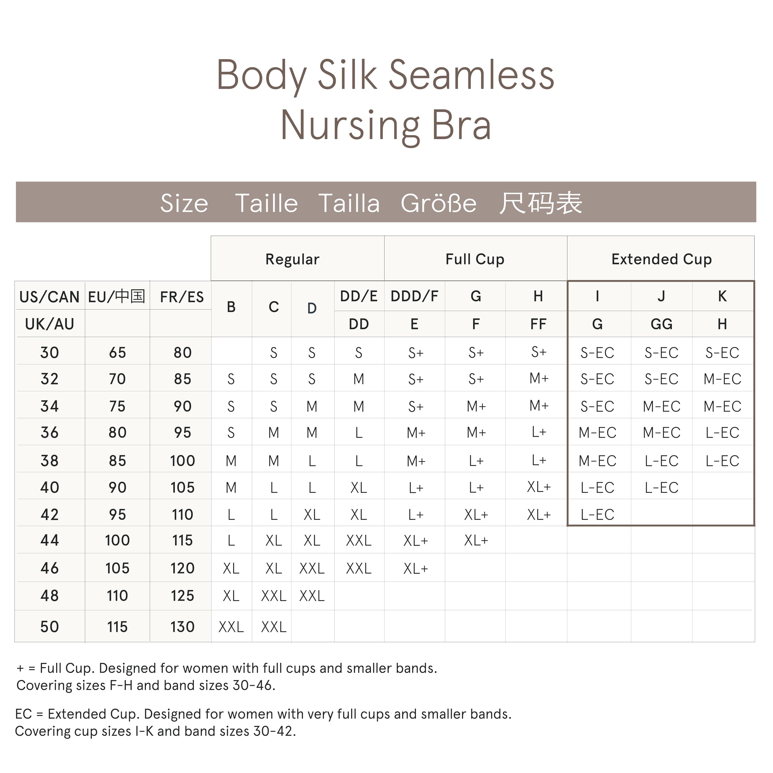 Bravado Designs Body Silk Seamless Nursing Bra for Breastfeeding, Extended Cup Wireless Maternity Bra