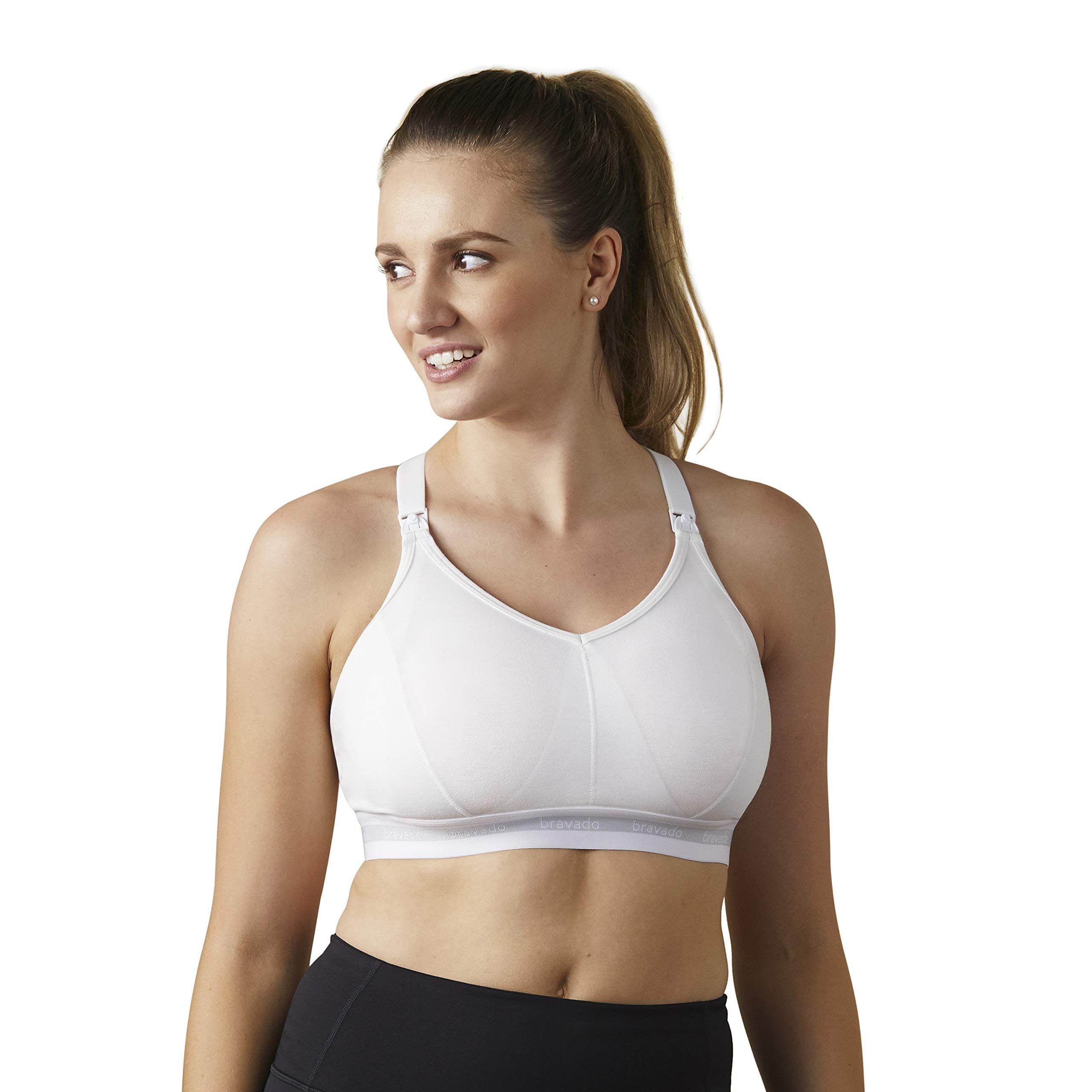 Bravado! Designs Original Full Cup Nursing Bra (White, S)