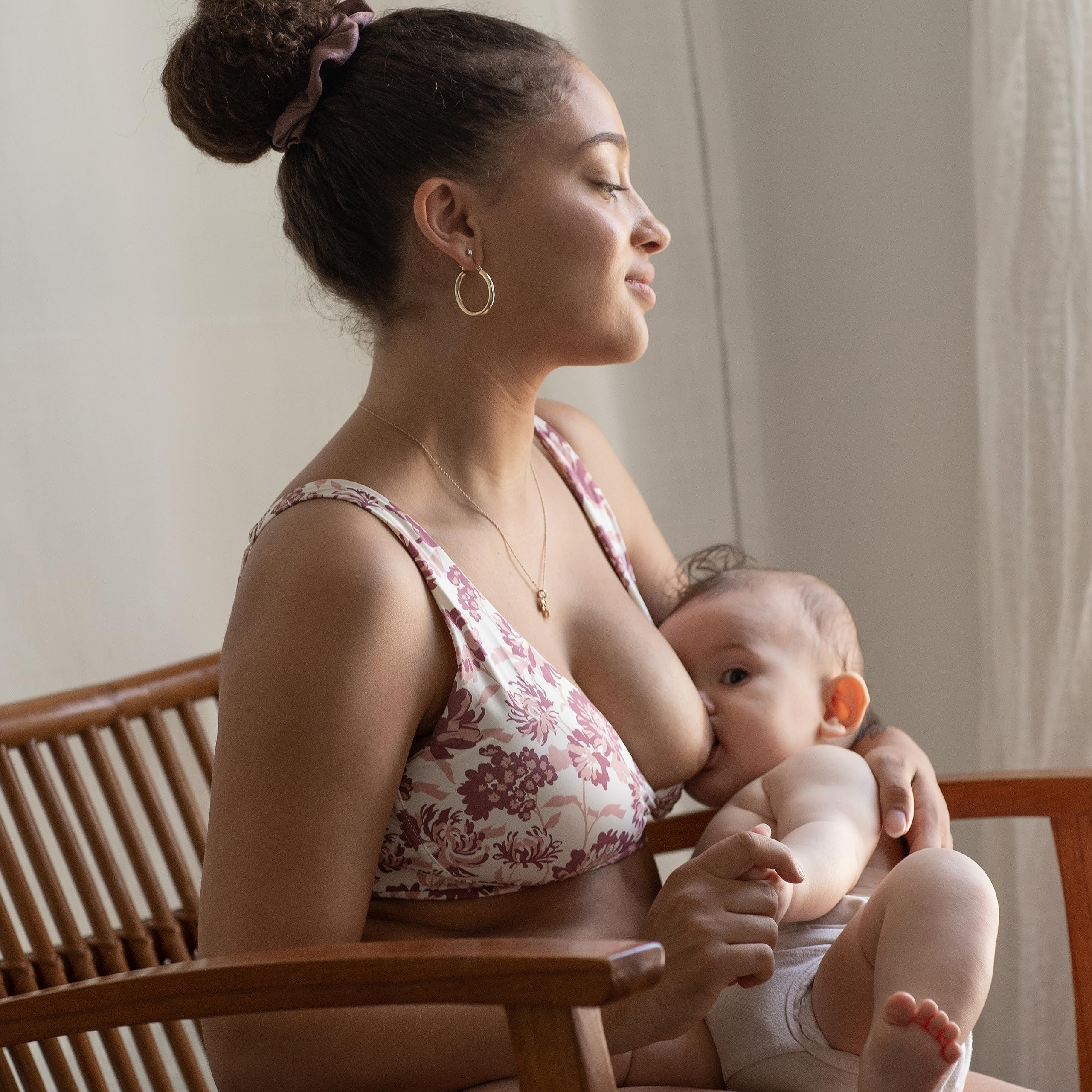BRAVADO! DESIGNS Ballet Nursing Sleep Bra | Pull Away for Breastfeeding | Dusk |