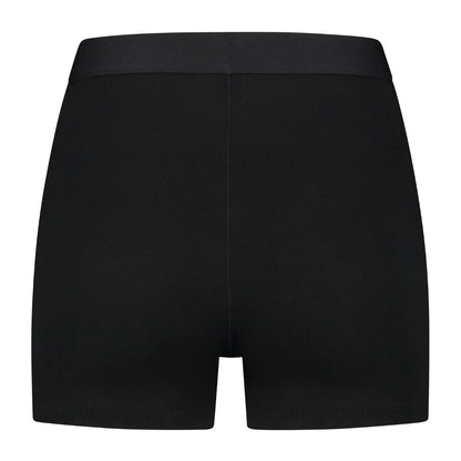 Natural Rib Boyshort Black L