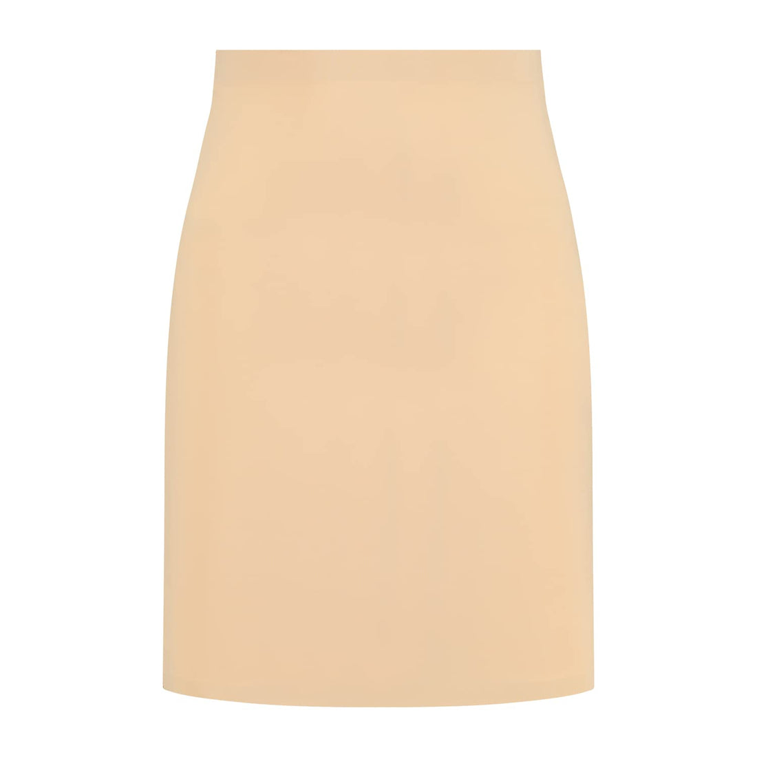 Bye Bra Invisible Skirt, Shaping Half Slip high Waist Underskirt, Light Tummy Control, Seamless Shapewear, Slimming Underwear, Nude and Black, S-XL (Beige, M)