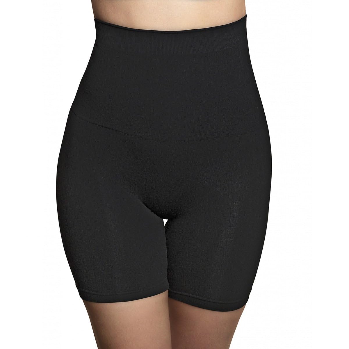 Bye Bra Seamless Shorts, Shaping Shorts, Medium Tummy Control, Butt Lift, Shapewear for Women, Black/Beige Size: S- XXL