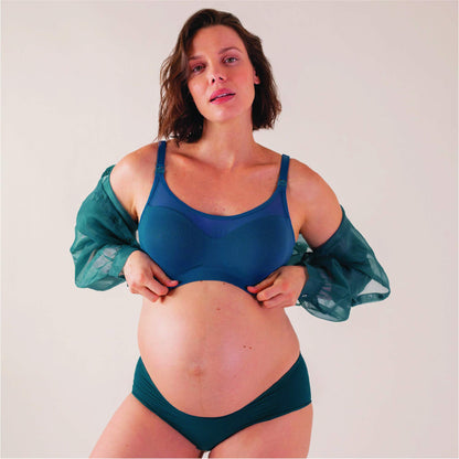 Bravado Designs Body Silk Seamless Sheer Nursing Bra (Dawn, M)