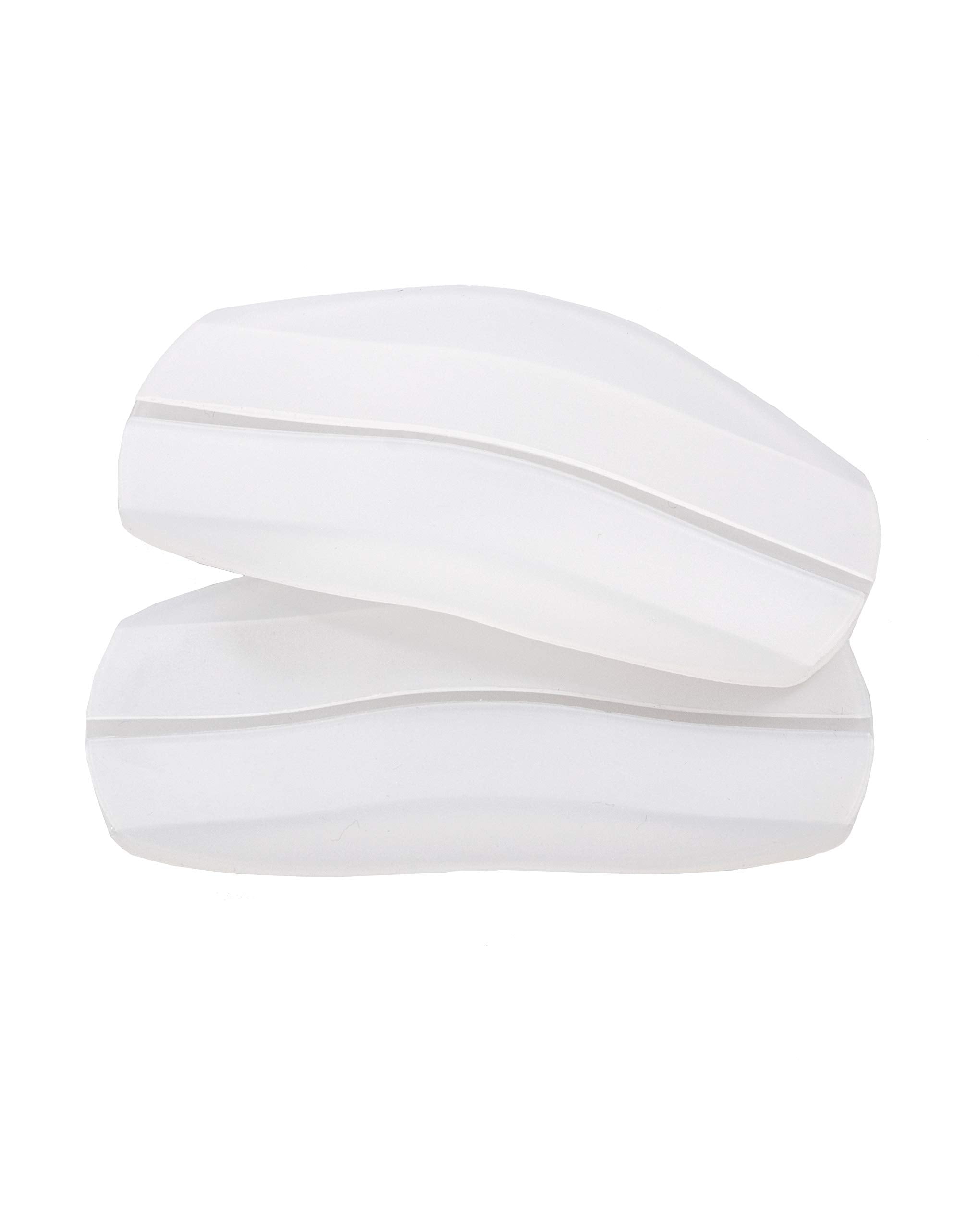Bye Bra Silicone Bra Strap, Cushions Bra Strap, Bra Strap Holders, Shoulder Pain Relief and Non-Slip Grip, White, One Size