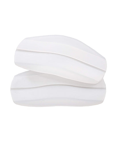 Bye Bra Silicone Bra Strap, Cushions Bra Strap, Bra Strap Holders, Shoulder Pain Relief and Non-Slip Grip, White, One Size