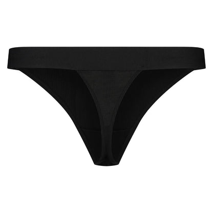 Bye Bra Natural Rib Tanga Black XL